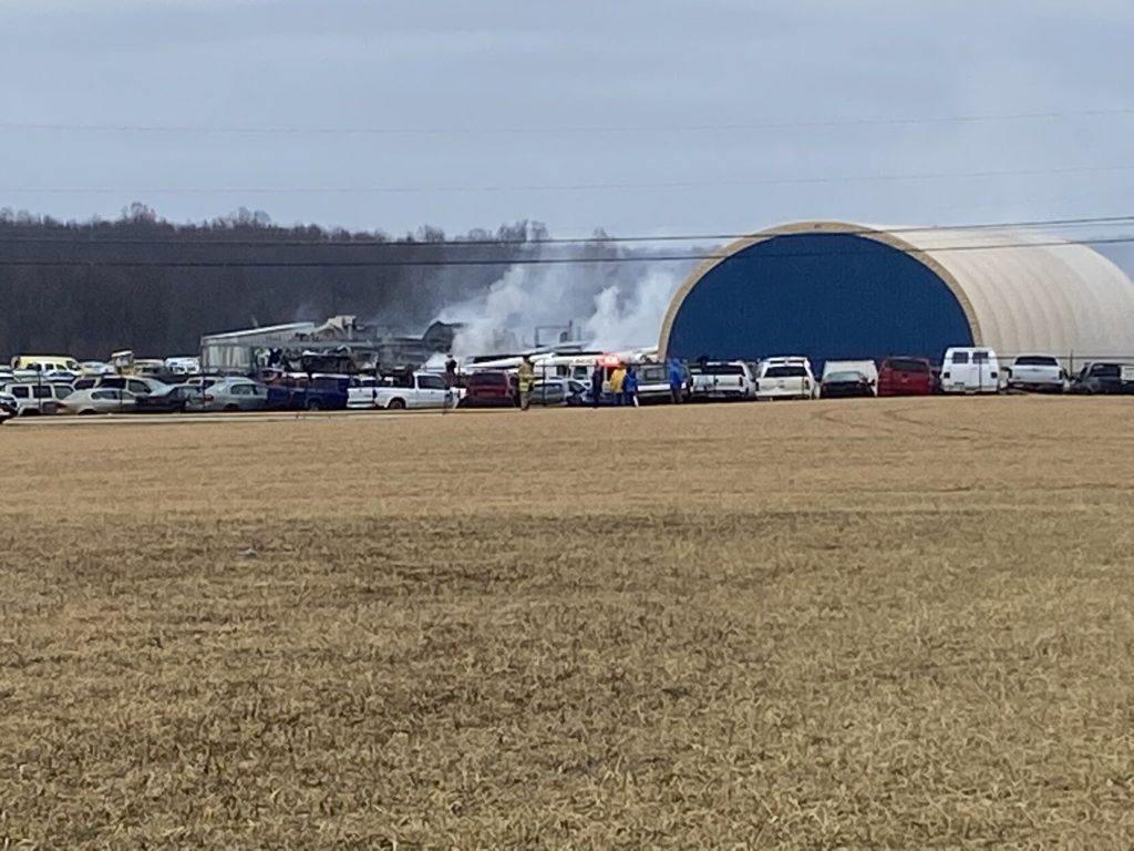 Fire reported at Lower Tyrone Township salvage yard HeraldStandard